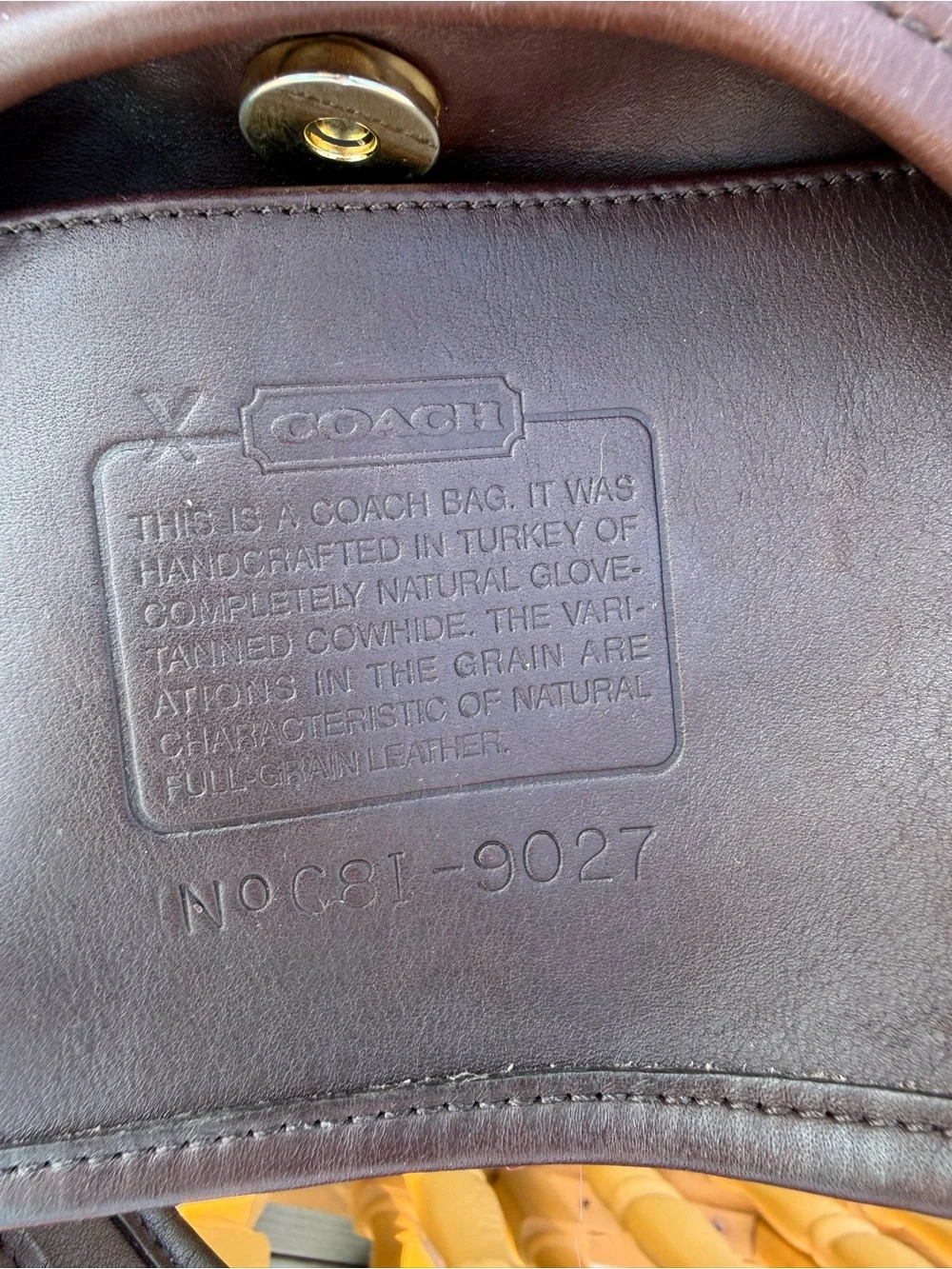 Coach excellent well